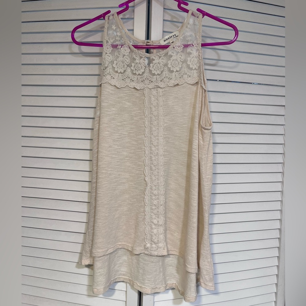 Monteau Tank Top, Size L.